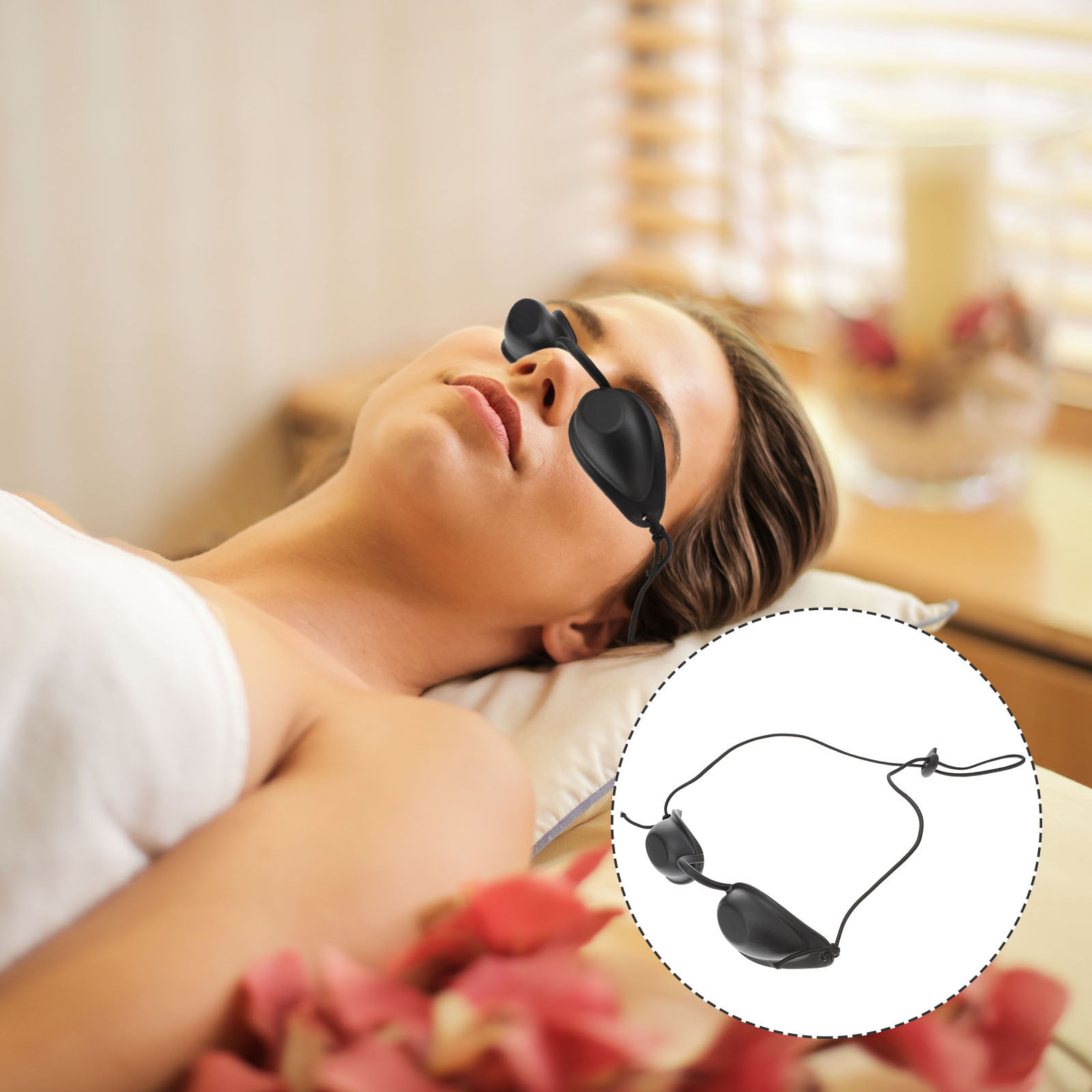 Light Therapy Glasses - Gafas de Seguridad, Parche Ocular, Gafas