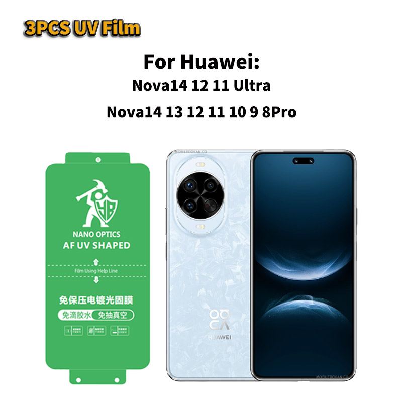 Huawei Nova 12 - 3 piezas de película de hidrogel