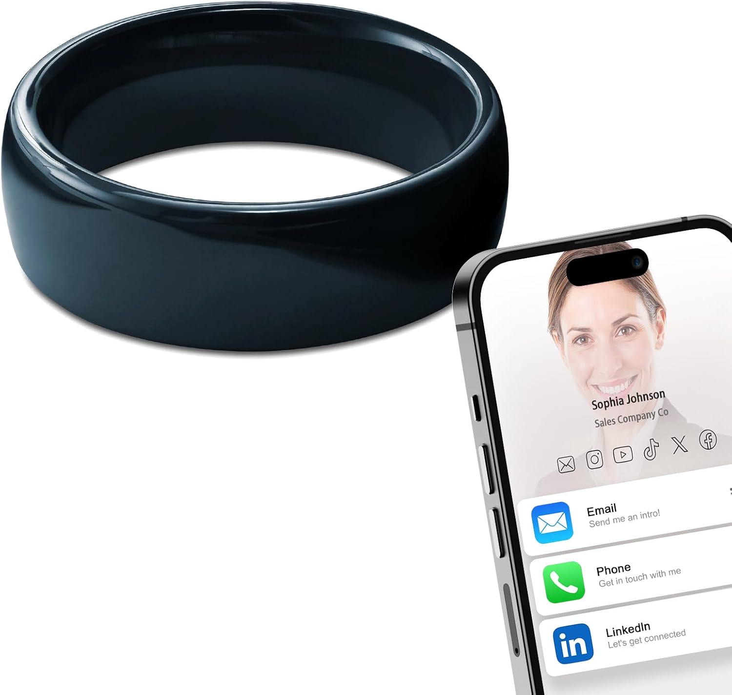Anillo inteligente de cerámica - Smart Ring Nfc Pay reseña y precio